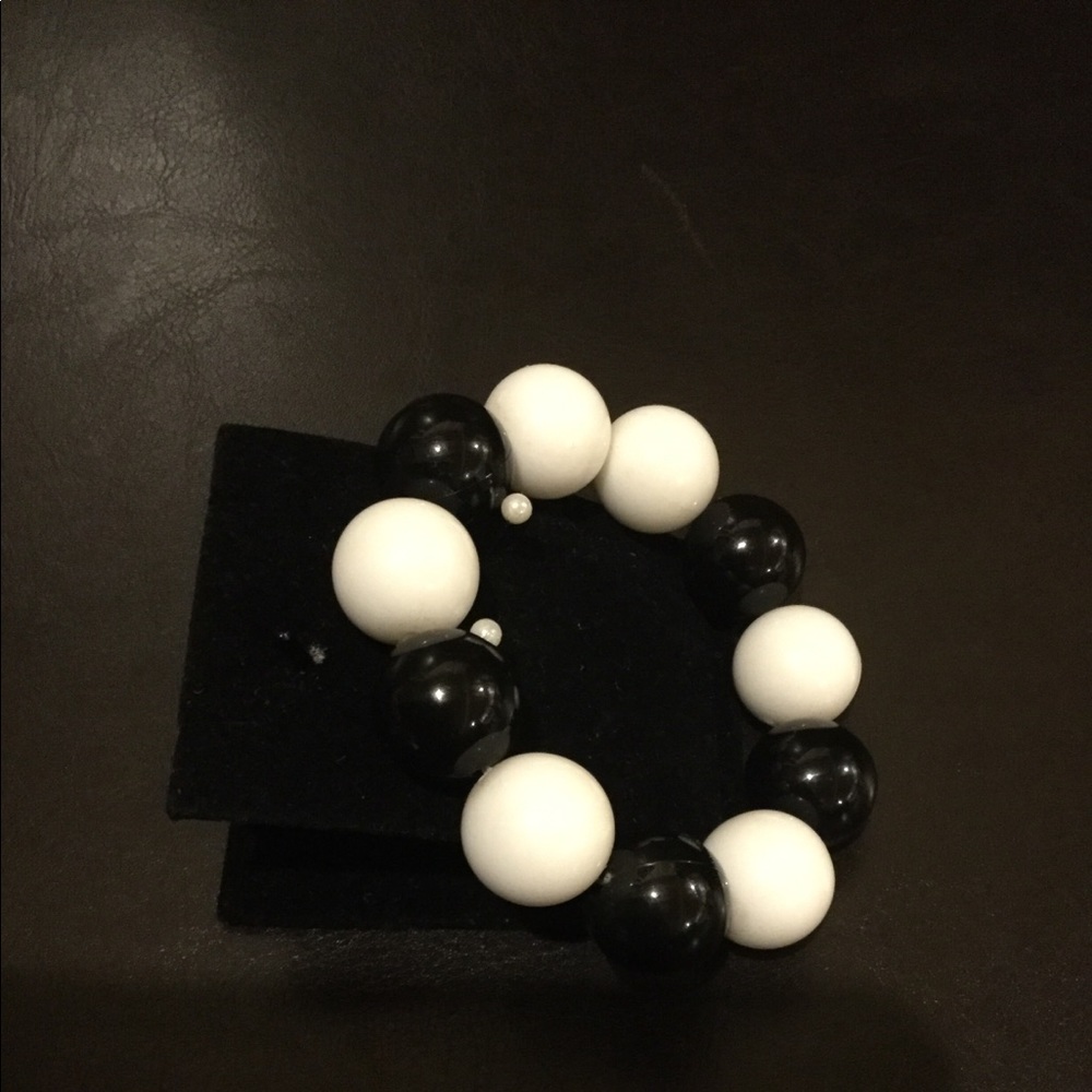 Vintage Black And White Bracelet.